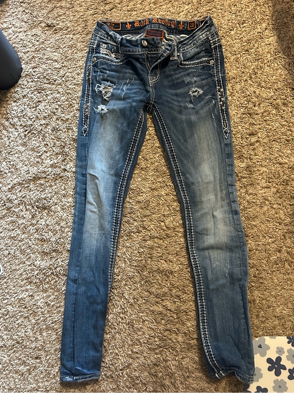Girls Rock Revival Lo-rise Skinny Jeans